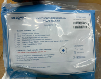 Sterile Endoscopy / Bronchoscopy / Cystoscopy Set